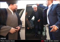 حضور دکتر روحانی و اعضای هیئت دولت در مرقد امام خمینی(ره)/گزارش تصویری