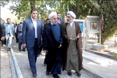 تجدید میثاق رییس‌جمهوری ایران و اعضای دولت با آرمان‌های امام خمینی(ره)