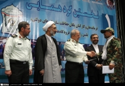 اولین گردهمايي فرماندهان و كاركنان يگان حفاظت سازمان‌هاي دولتي با حضور وزیر دادگستری/گزارش تصویری